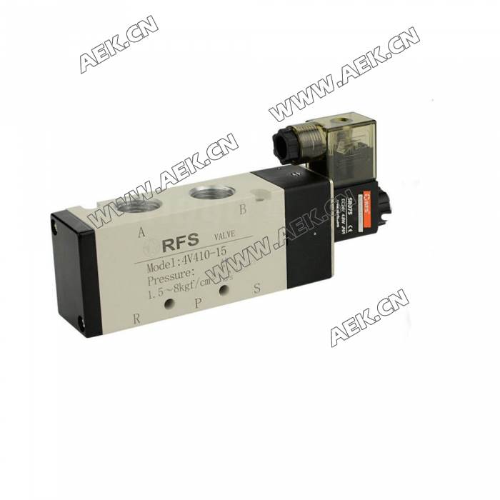 RFS电磁阀，4V410,4V410-15二位五通电磁阀，RFS电磁换向阀